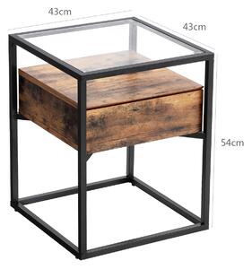 VASAGLE Příruční stolek Industry - 43x43x54 cm