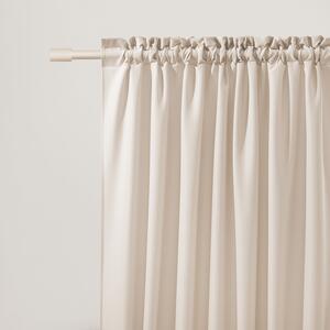 Room99 Hotový závěs na pásce Zatemňovací LAUREL Jednobarevný Barva: Bílá, Velikost: 140 x 250 cm