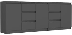 Komoda Reddis (antracit). Akce -14%