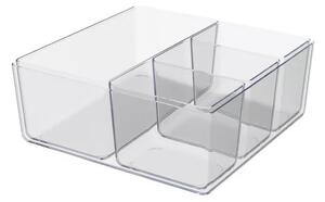 Goodhome 5ks úložných transparentních boxů, koupelnový organizér 5v1, KOROS CAST523240