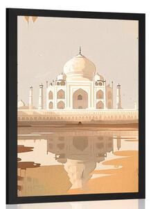 Plakát indický Taj Mahal