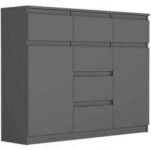 Komoda Raunia (antracit). Akce -17%