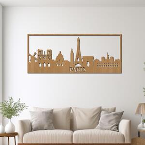 Dřevo života | Dřevěná dekorace na zeď PAŘÍŽ | Rozměry (cm): 80x23 | Barva: Borovice - limitovaná edice