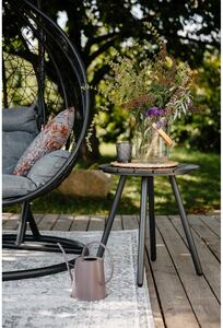 Šedý zahradní stůl Bonami Essentials Lounge, ø 51 cm