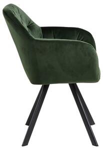Actona Jídelní židle s loketní opěrkou Lola 123 Barva: Zelená
