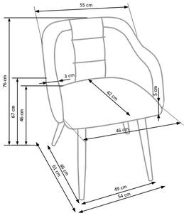 Jídelní židle K288 Halmar Béžová