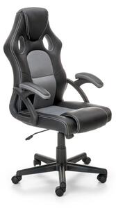 Kancelářská židle BERKEL, 62x108-117x63, černá/šedá