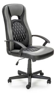 Kancelářská židle CUSTO, 60x107-117x64, černá/šedá