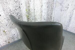 (3453) IDINA židle pravá kůže černá