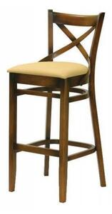 Dřevěná židle Carre (s područkami / bez područek / barová) Potah: Bez potahu, Varianta: Klasická židle bez područek