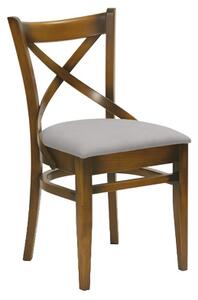 Dřevěná židle Carre (s područkami / bez područek / barová) Potah: Bez potahu, Varianta: Klasická židle bez područek