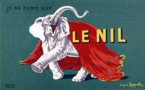 Cappiello, Leonetto - Obrazová reprodukce I only smoke the Nile. Cigarette advertising poster, (40 x 24.6 cm)