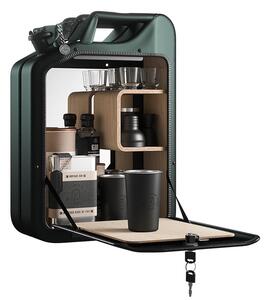 Minibar / kanistr - Bar Cabinet, Racing Green, 6 variant - Danish Fuel Varianta: Zebrano