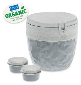 Club box s poklopem KOZIOL ORGANIC (Barva-šedá organic)