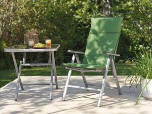 LIVARNO home Sada potahů na židli / křeslo Houston, 120 x 50 x 4 cm, 4dílná, zelená (800003525)