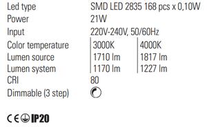 Nástěnné LED svítidlo Redo Group VUELTA 01-1774