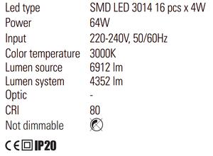 Moderní závěsné LED svítidlo