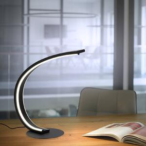 Paul Neuhaus Q-VITO LED stolní lampa ohnutá černá