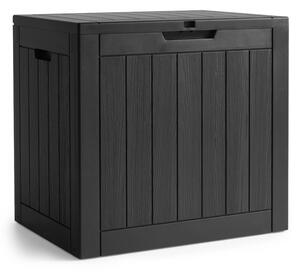 Zahradní úložný box černý 117 L