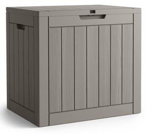 Zahradní úložný box šedý 117 L