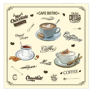 Procos Papírové ubrousky 33x33cm 3vrstvé café bistro