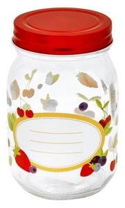 Toro Zavařovací sklenice s víčkem 500ml ovoce