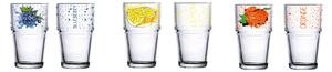 Sklenice TORO 300ml ovoce MIX motivů