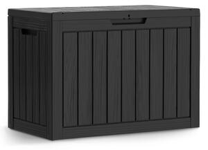 Zahradní úložný box černý 170 L