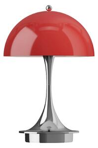 Přenosná lampa Panthella 160 V3 Opal Red / Chrome