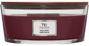 Vonná svíčka WoodWick loď, Black Cherry