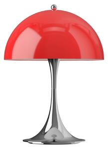 Přenosná lampa Panthella 250 V3 Opal Red / Chrome