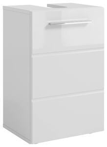 SKŘÍŇKA POD UMYVADLO, vysoce lesklá bílá, bílá, 40/60/31 cm MID.YOU - Koupelnové série, Online Only