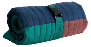 HAY Cestovní deka pro psy, Burgundy / Green / Blue