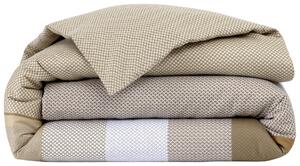 POVLEČENÍ béžová hnědá 140/200 cm Hugo Boss - Povlečení