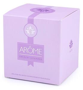 Vonná svíčka ve skle Arome - 2 (french lavender) fialová sv