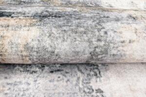 Makro Abra Kusový koberec FLANNEL PRINTED JZ-1113 Abstraktní krémový šedý Rozměr: 120x170 cm