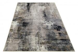 Makro Abra Kusový koberec FLANNEL PRINTED JZ-1113 Abstraktní krémový šedý Rozměr: 120x170 cm