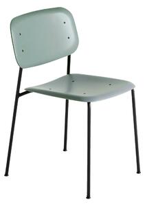 HAY Jídelní židle Soft Edge 45, Black / Dusty Green