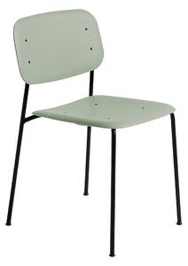 HAY Jídelní židle Soft Edge 40, Black / Dusty Green