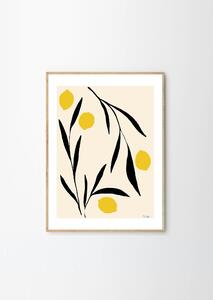 The Poster Club Plakát Lemon by Anna Mörner 30x40