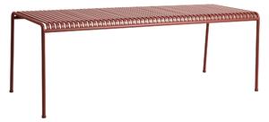 HAY Zahradní stůl Palissade, Iron Red, 220 x 90