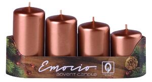 Emocio Adventní svíčky, měděné 40 mm
