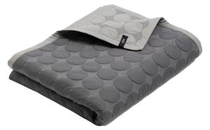 HAY Přehoz na postel Mega Dot (Organic), Dark Grey, 235 x 245