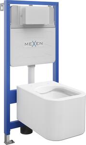 Mexen Fenix Slim, podomítkový modul a závěsné WC Elis, bílá, 6103391XX00