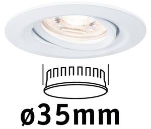 P 94292 LED vestavné svítidlo Nova mini výklopné 1x4W 2.700K bílá mat 230V - PAULMANN