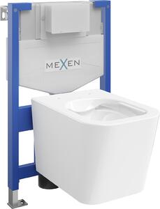 Mexen Fenix XS-F, podomítkový modul a závěsné WC Teo, bílá, 6803385XX00