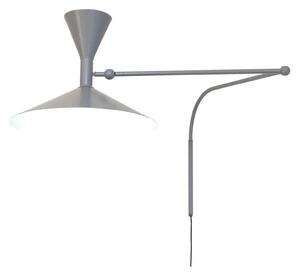 Nástěnná Svítidla Nemo Lighting, Šedá, Obývací pokoj, Vintage
