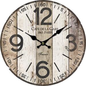 Dřevěné nástěnné hodiny HLC6041