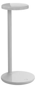 Stolní lampa FLOS, stmívatelné, Šedá, Obývací pokoj, Hliník
