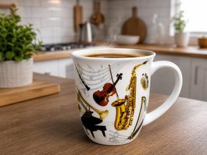 Porcelánový hrnek - hudební motiv 0,4l 2000503
